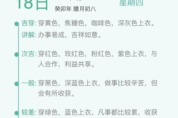 五行穿衣每日分享今天穿什么颜色2025年4月8日(五行穿衣每日分享明天穿什么颜色)