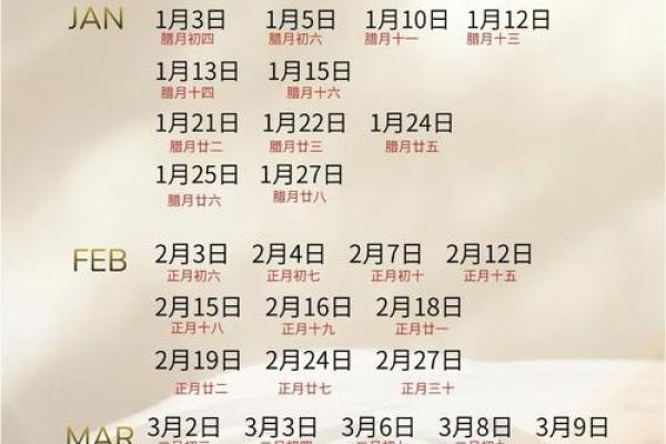 2025最佳订婚吉日表农历2月