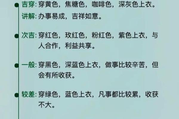 今日五行穿衣颜色大吉2025年4月14日 今日五行穿衣颜色大吉2025年4月14日