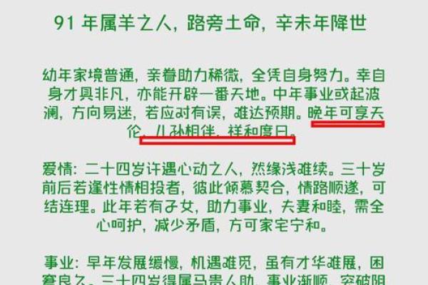 1991年属羊2025年运势完整版_1991属羊34岁有两喜