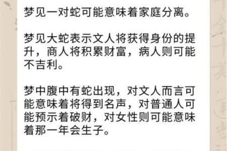 梦到蛇是胎梦的预兆吗