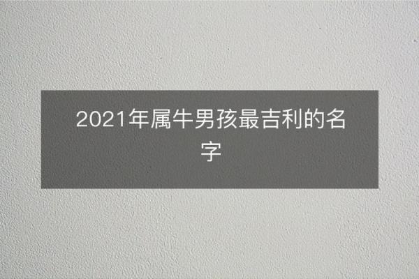 傍晚出生的属牛男孩如何起名姓名